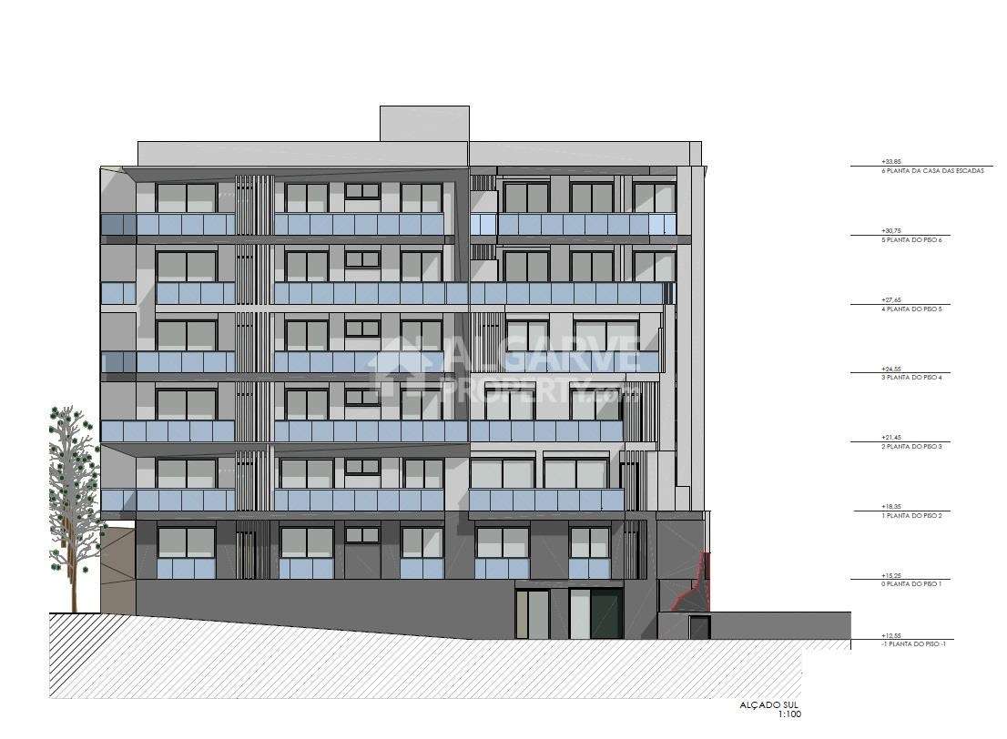 Terreno com projeto Exclusivo em Quarteira a 350m da Praia - Grande imagem: 5/7