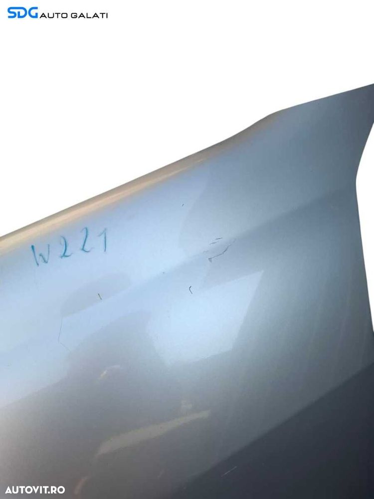 Aripa Fata Stanga Mercedes Clasa S Class W221 S320 2005 - 2013 Culoare C775 [LC1793] - 6