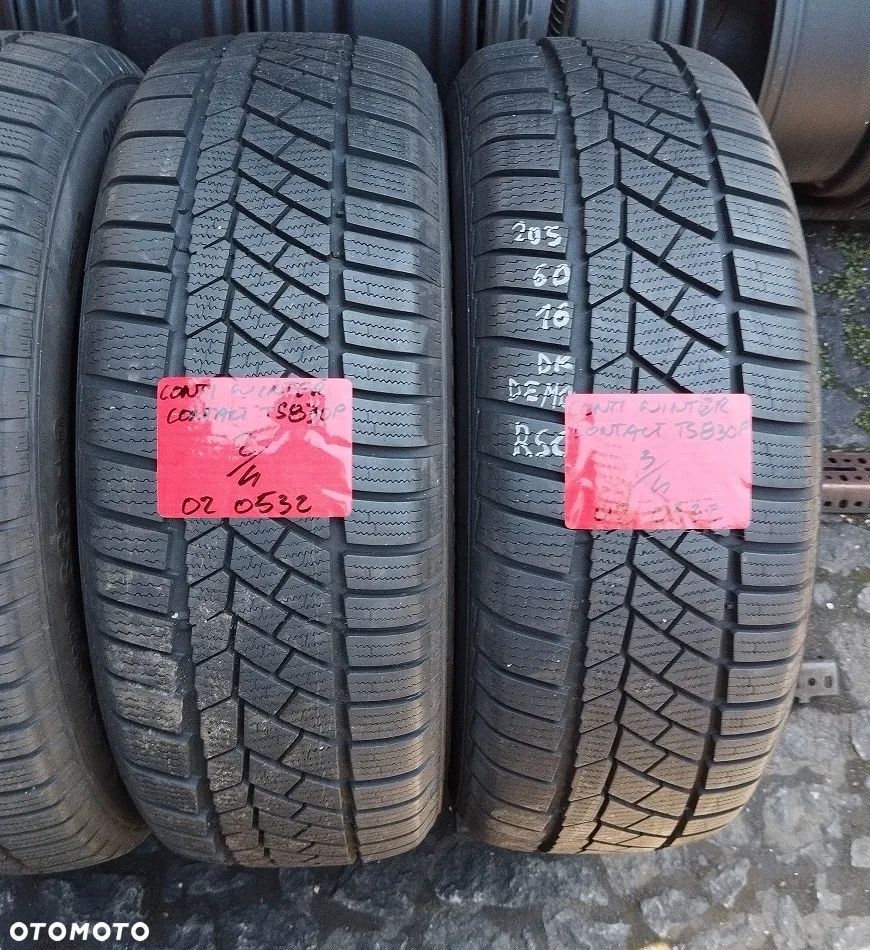 205 60 16 Continental Opony zimowe TS830P RSC BMW 4szt. - 4