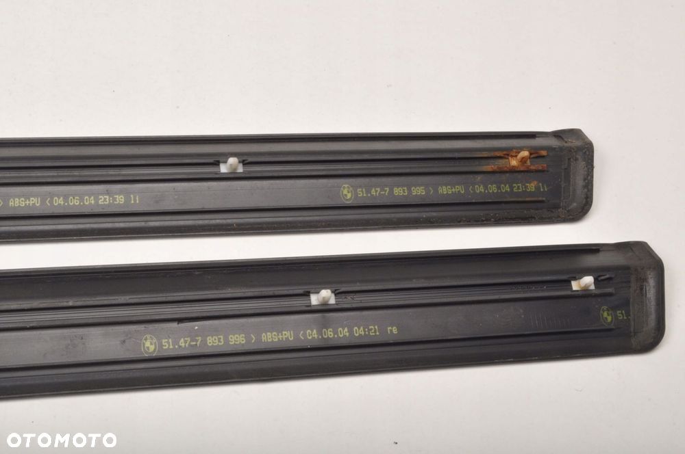 BMW E46 TOURING KOMBI SEDAN LISTWY INDIVIDUAL KOMPLET  7893996 7893995 - 12