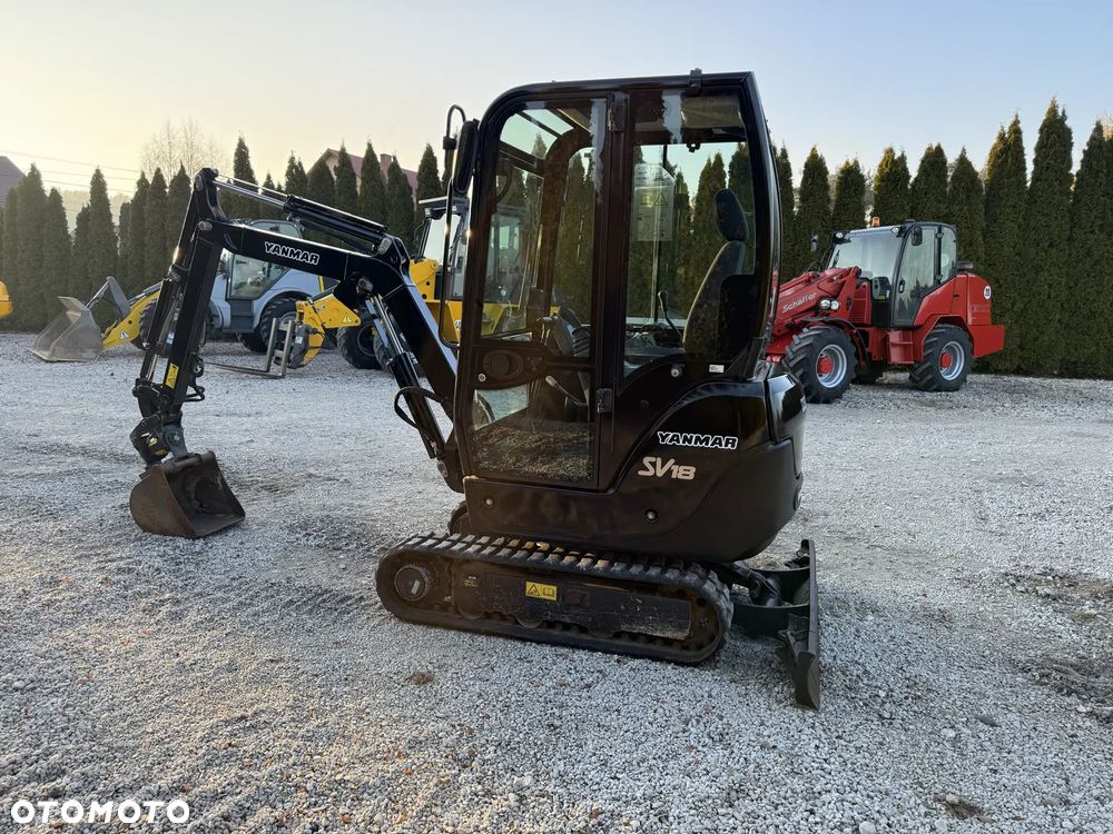 Yanmar SV18 SV 18 / 2017 ROK / TYLKO 2101 MTH! / POWERTILT / Z NIEMIEC / PIĘKNA / ORYGINAŁ / 15 16 17 20 22 301.6 301.8 VIO PC KX 018 19C 16C - 4