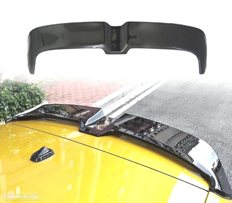 AILERON SPOILER VOLKSWAGEN VW POLO MK5 09-17 ABS LOOK OETTINGER PRETO BRILHANTE - 4