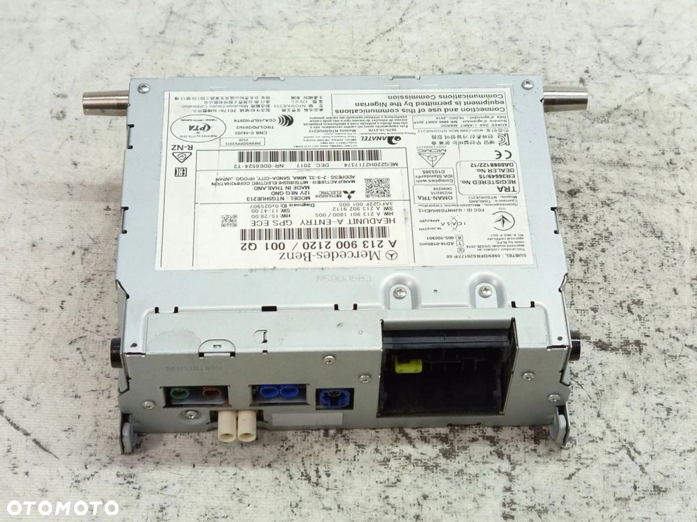 MERCEDES BENZ E KLASA W213 W238 NAWIGACJA RADIO CZYTNIK NAVI A2139002120 - 2