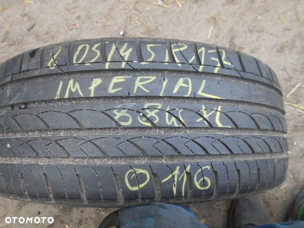 Opona pojedyńcza 205/45r17 imperial radial f105 eco sport 6,8mm lato