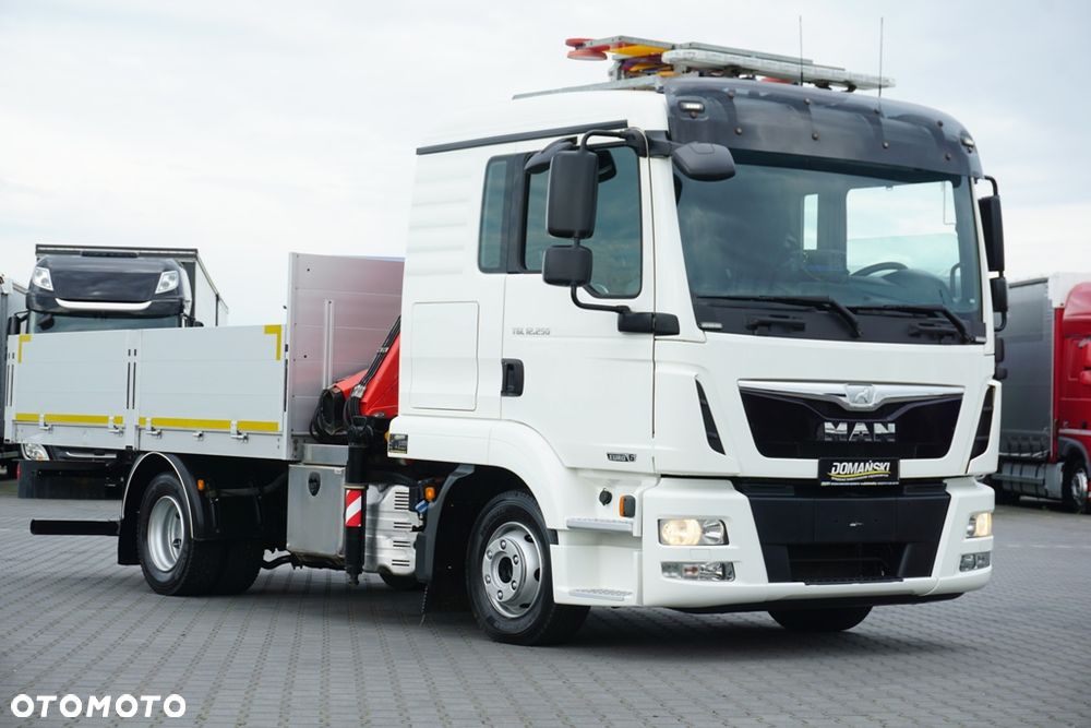 MAN / TGL / 12.250 / SKRZYNIOWY + HDS / FASSI F 65 / PILOT - 39