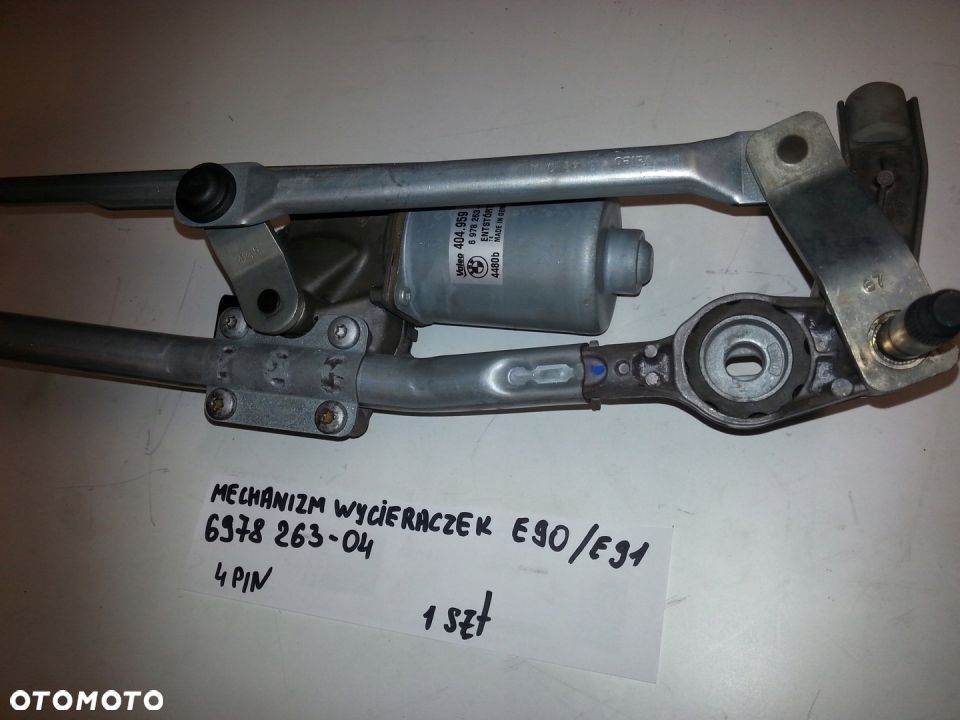 MECHANIZM SILNICZEK WYCIERACZEK BMW E90 E91 4 PIN - 2