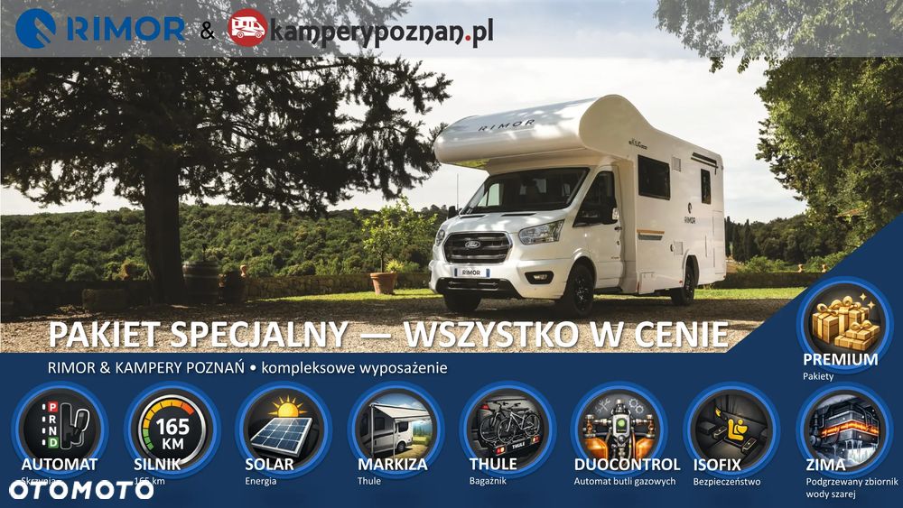 Rimor KILIG 695 | MODEL 2027 | 100% doposażony fabrycznie | Automat 165 KM, 5 osobowy - 7