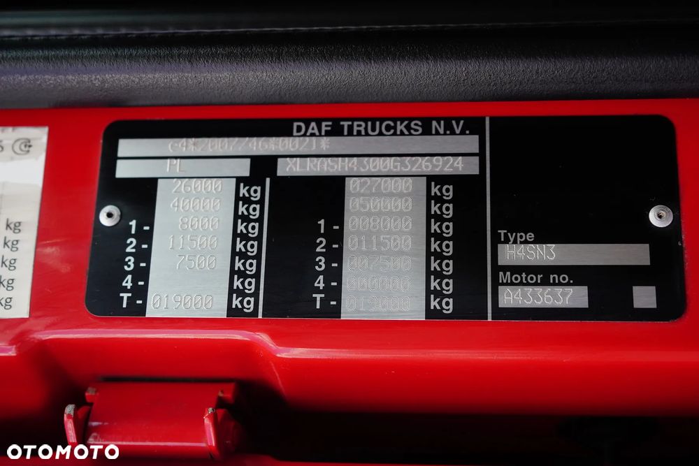 DAF / XF / 480 / ACC / EURO 6 / SSC / BDF / 7.15 , 7.45 , 7.82 M - 11