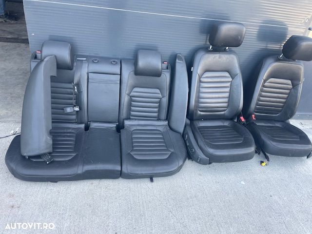 Interior de piele Volkswagen Passat B7 2013 Full echipat. - 4