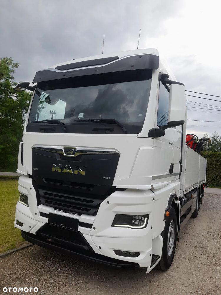 MAN TGX 26.470 6x2-4  OŚ PODWIESZANA - SKRĘTNA, HDS Dzwig Żuraw Fassi F235 + 5/6 funkcja chwytak/rotator + RADIO!!! Skrzynia 660x250cm - 13