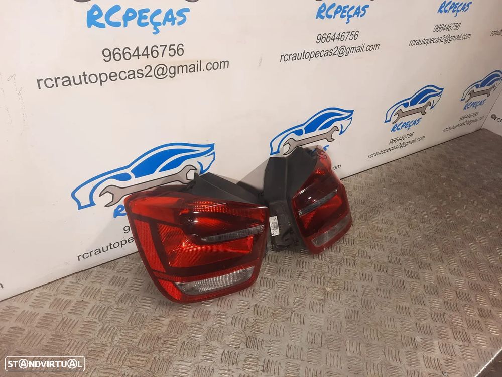 FAROLIM FAROLINS TRASEIRO TRÁS ESQUERDO DIREITO BMW SERIE 1 F20 F21 PRÉ LCI ORIGINAIS - 8