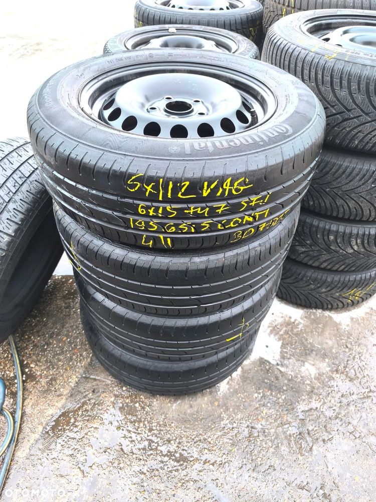 5x112 Felgi Stalowe Stal 15 Koła Letnie Lato VW GOLF 6 5 TOURAN CADDY JETTA PASSAT B5 SHARAN AUDI A4 B6 A6 C5 B5 SEAT ALTEA ALHAMBRA LEON II TOLEDO III SKODA OCTAVIA II III 4mm Legnica ALU-RAD 195/65 - 2