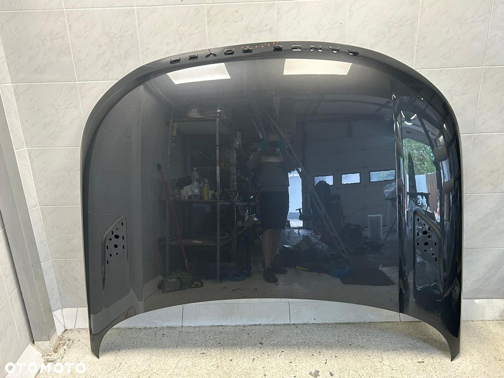 RANGE ROVER SPORT L461 III 3 22- MASKA POKRYWA SILNIKA ZNACZEK KOLOR CARPATHIAN GREY ORYGINAŁ - 2