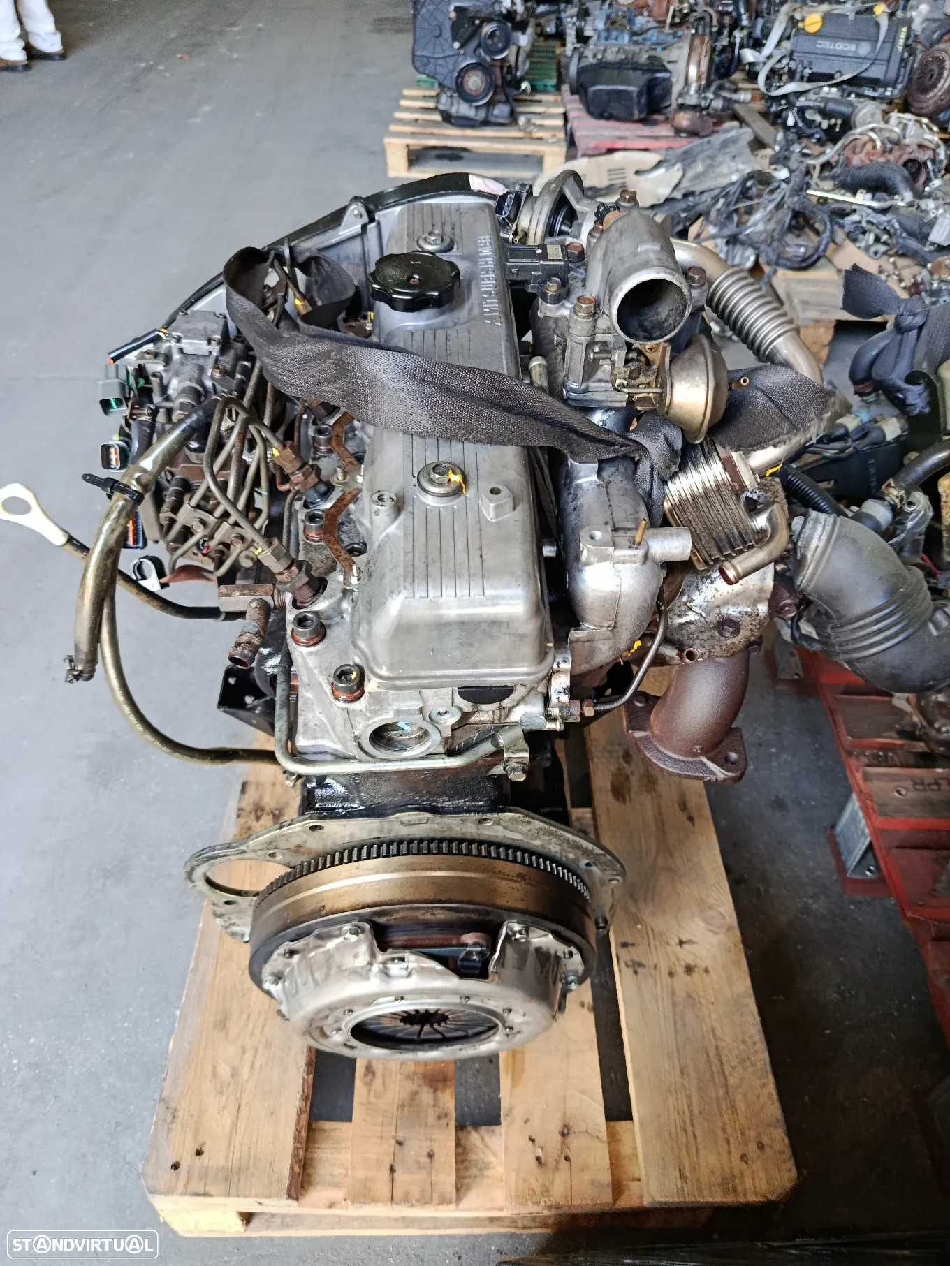 Motor Mitsubishi L200 2.5D REF: 4D56 (bomba elétrica) - 4