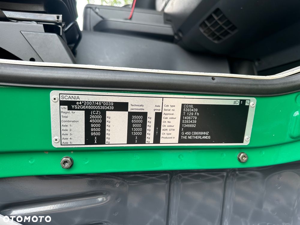 Scania G450 6x6 do energetyki 2015r słupów ciągnik specjalny Hds żuraw - 5