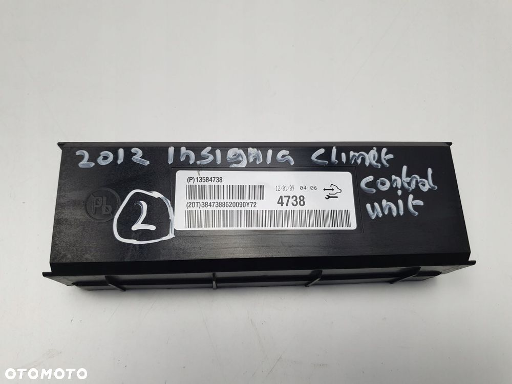 MODUŁ STEROWNIK NAWIEWÓW Opel Insignia A komputer klimatyzacji 13584738 - 10