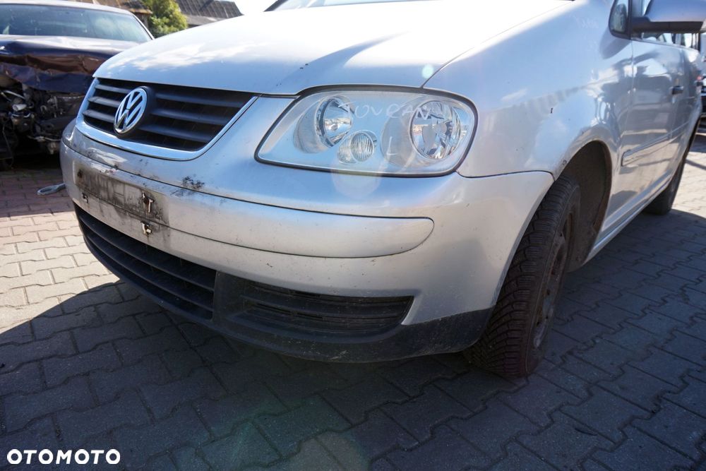 MASKA ZDERZAK BŁOTNIKI LAMPY TOURAN I 1T LA7W  VOLKSWAGEN 2003-2006 SREBRNY PRZÓD KOMPLETNY - 8