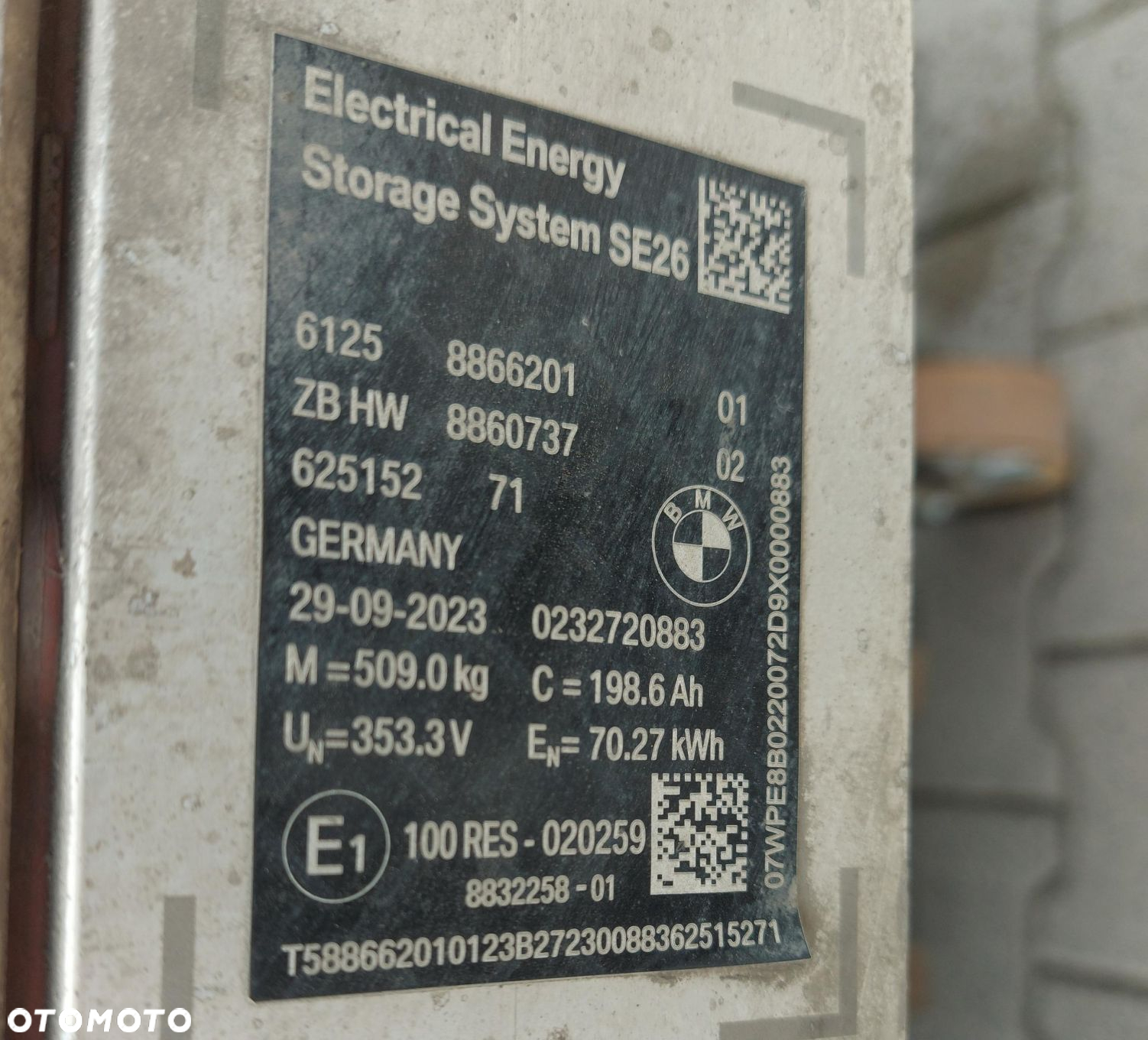 BMW i4 G26 4 GranCoupe, 2023 bateria akumulator magazyn energi oryg - 2