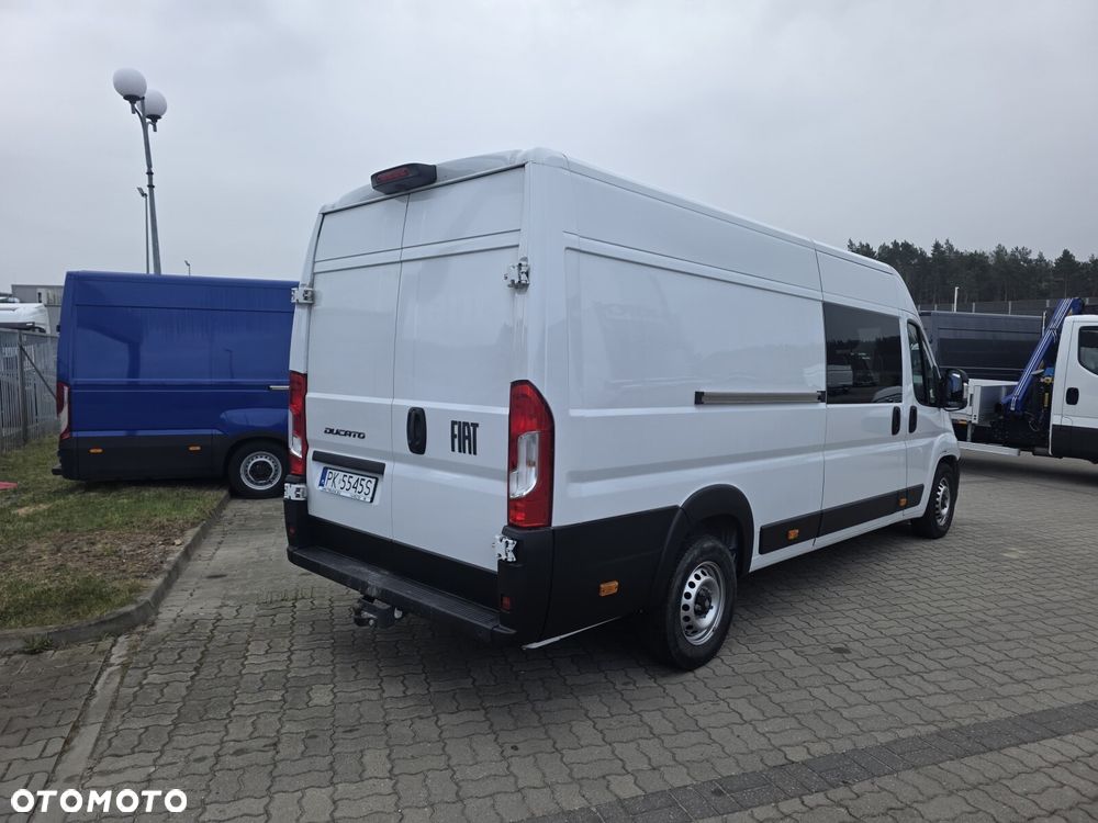 Fiat Ducato L4H2 brygadówka - doka - 7 osób - drzwi 270st - FV23% - leasing - Gwarancja! - 3