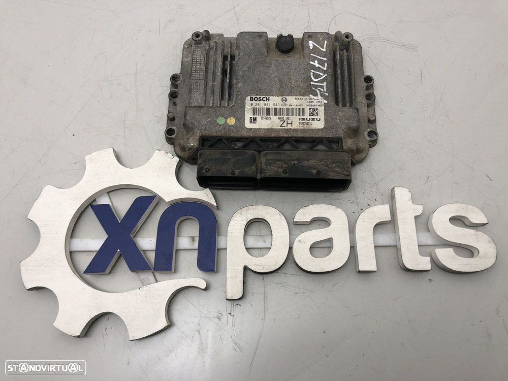 Centralina do motor ECU  Usado OPEL ASTRA H (A04) 1.7 CDTI (L48) 0281011943 0 28... - 1