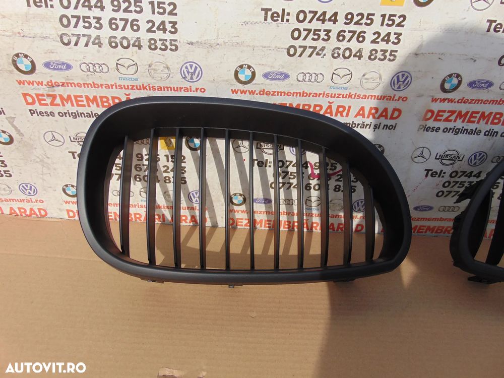 Grile bara BMW E60 grile bara nari negru mat 2003-2010 - 3