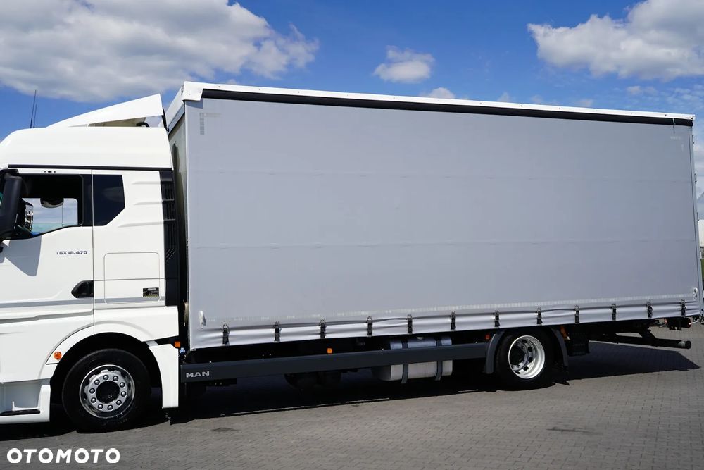 MAN TGX / 18.470 / FIRANKA / E 6 / GM / 19 PALET / RETARDER / ŁAD. 7 615 KG - 15