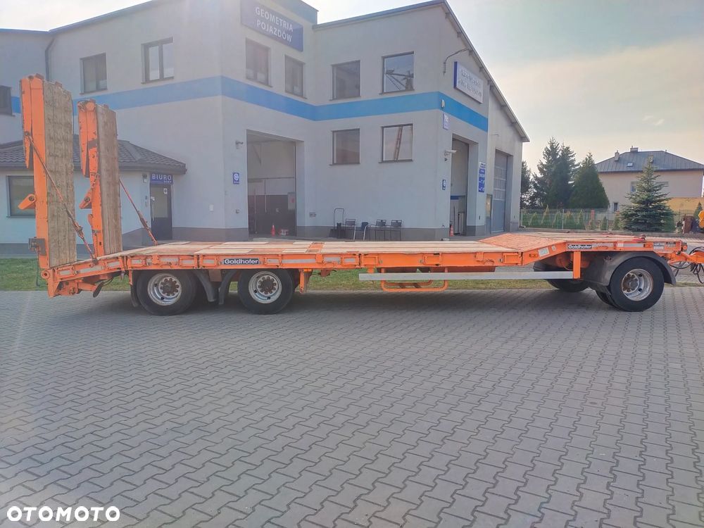 Goldhofer Przyczepa niskopodwoziowa 3 OSIE Najazdy Gruba solidna rama - 1