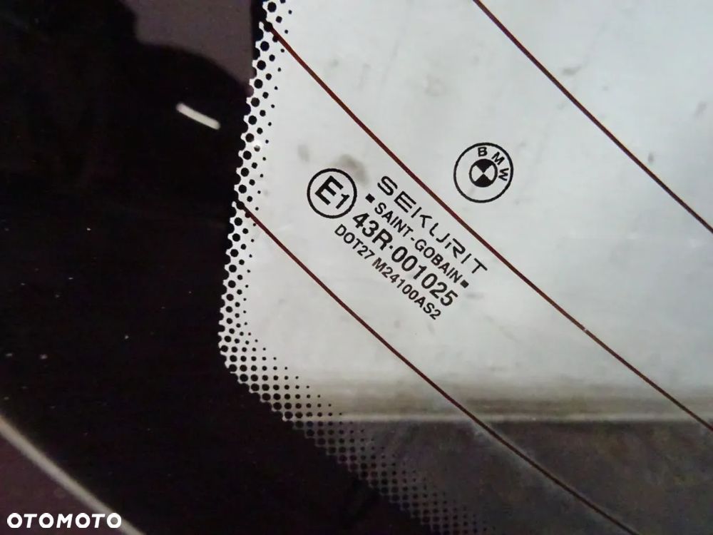 BMW E46 SEDAN 98-01 2.0D SZYBA TYLNA TYŁ - 3