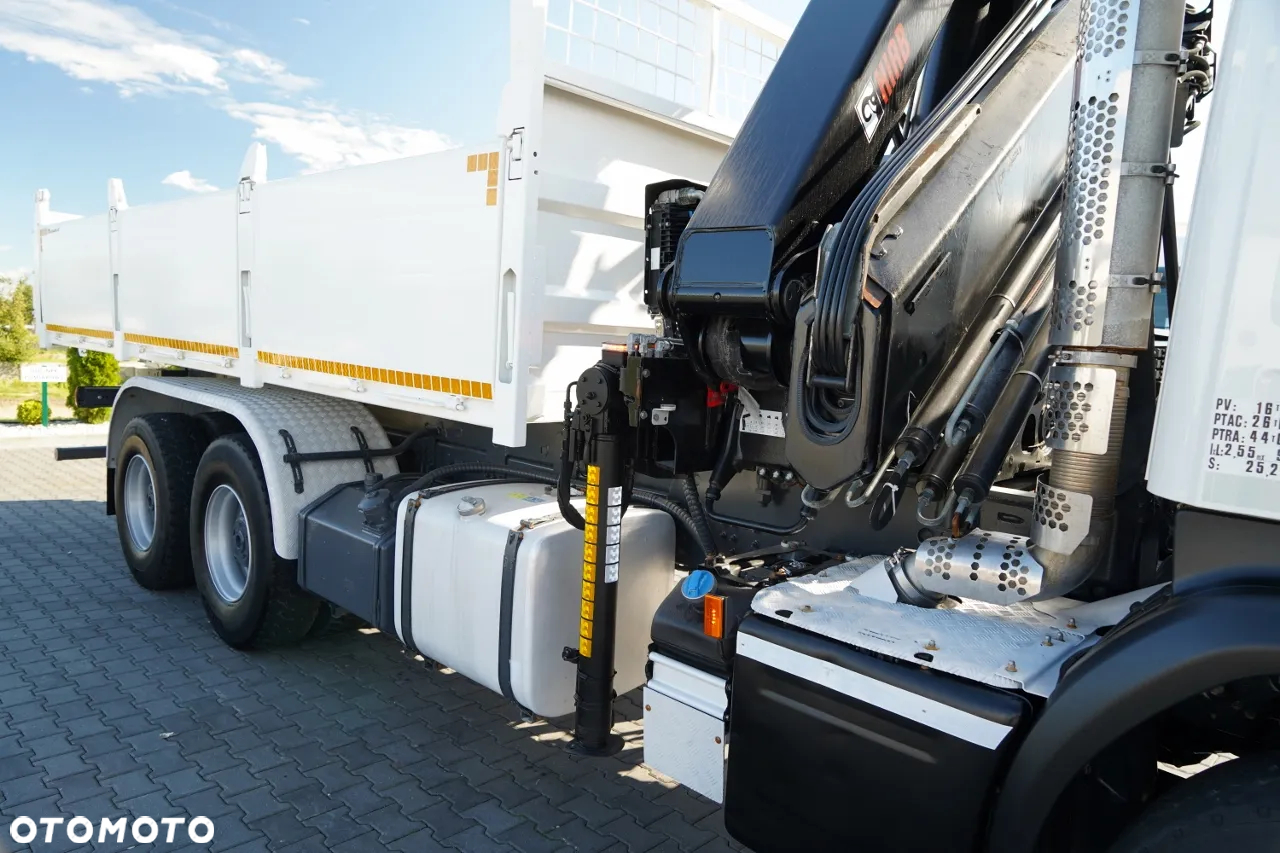 Scania P 410 / 6x4 / WYWROTKA - 6 M + HDS HIAB XS 211 / STEROWANIE RADIOWE / EURO 6 / ROTATOR / CHWYTAK - 17
