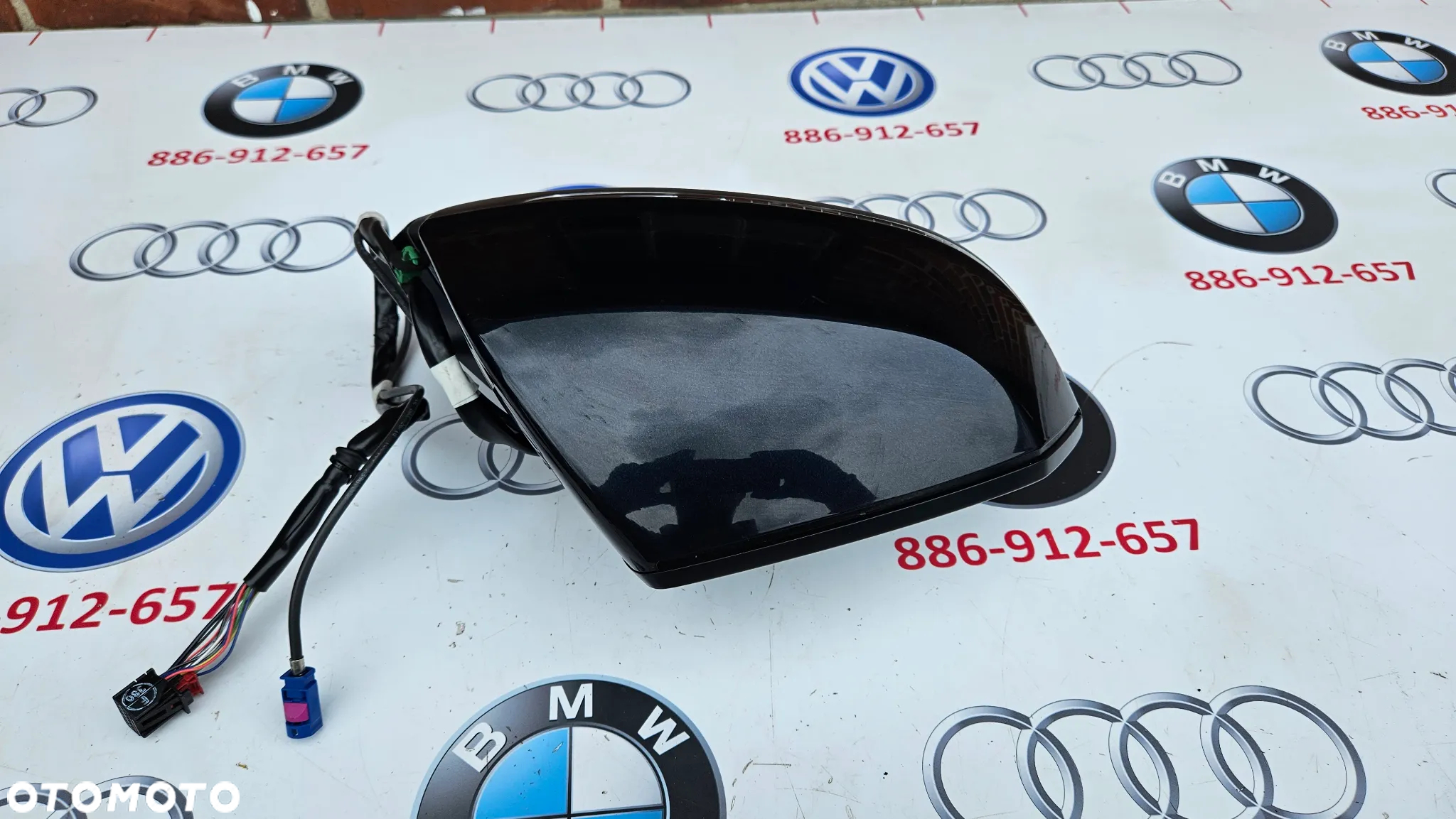 Audi Q5 II 80B Lusterko zewnętrzne prawe Lusterko pasażera 15 kabli kamera Europa 80B857556 IDEALNE - 13