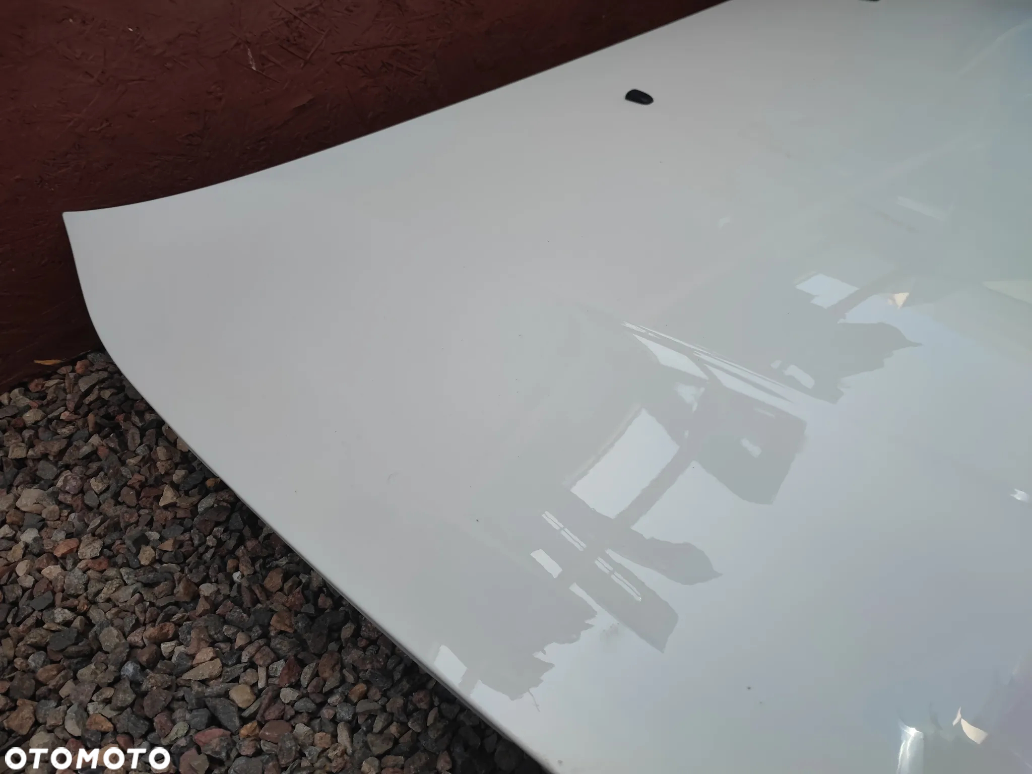BMW E81 / E82 / E87 / E87LCI / E88  ORYGINALNA MASKA PZEDNIA / POKRYWA SILNIKA PRZÓD W KOLORZE BIAŁYM  ALPINEWEISS III O KODZIE A300 O NR. 41 62 7 162 102 / 41 61 4 415 290 / 41 62 7 134 070 OEM W DOBRYM STANIE - 8