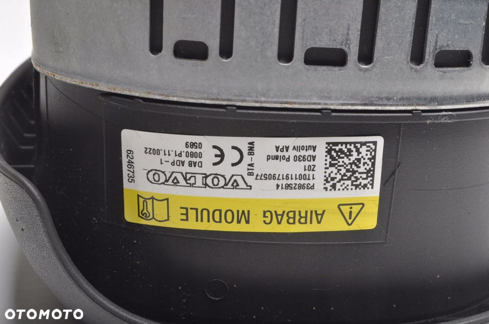 VOLVO V90 II PODUSZKA POWIETRZNA KIEROWCY AIRBAG 39825814 - 6
