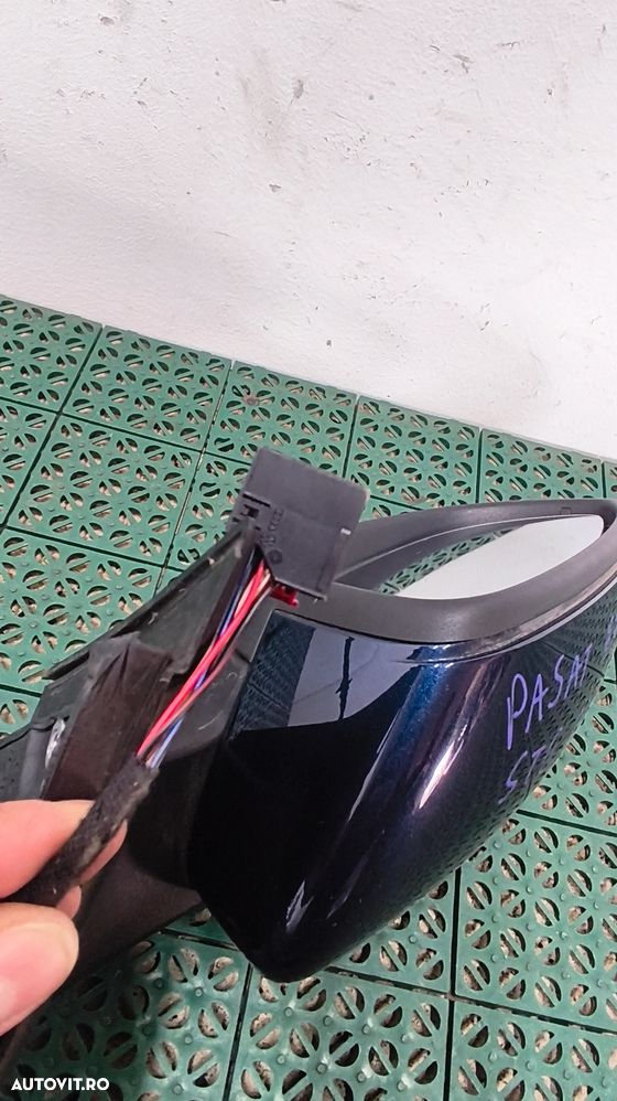 Oglinda stanga/dreapta Volkswagen Passat B7 fara rabatare de pe masina volan dreapta - 8