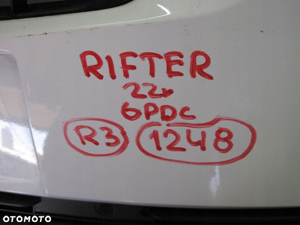 ZDERZAK PEUGEOT RIFTER 6 PDC 22R PRZÓD PRZEDNI - 10