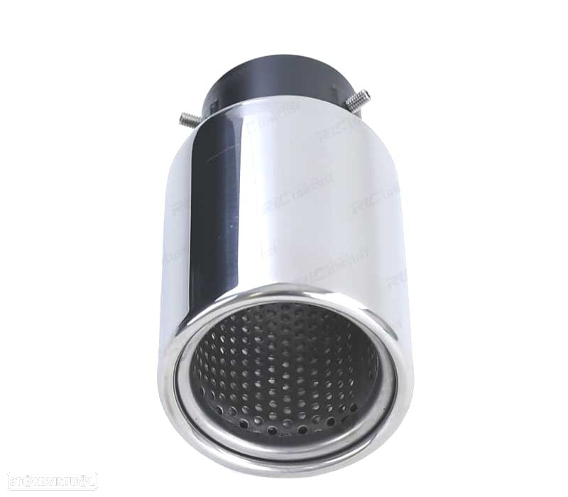 PONTEIRA DE ESCAPE UNIVERSAL INOX 89MM ABSORVEDOR INTEGRADO - 2