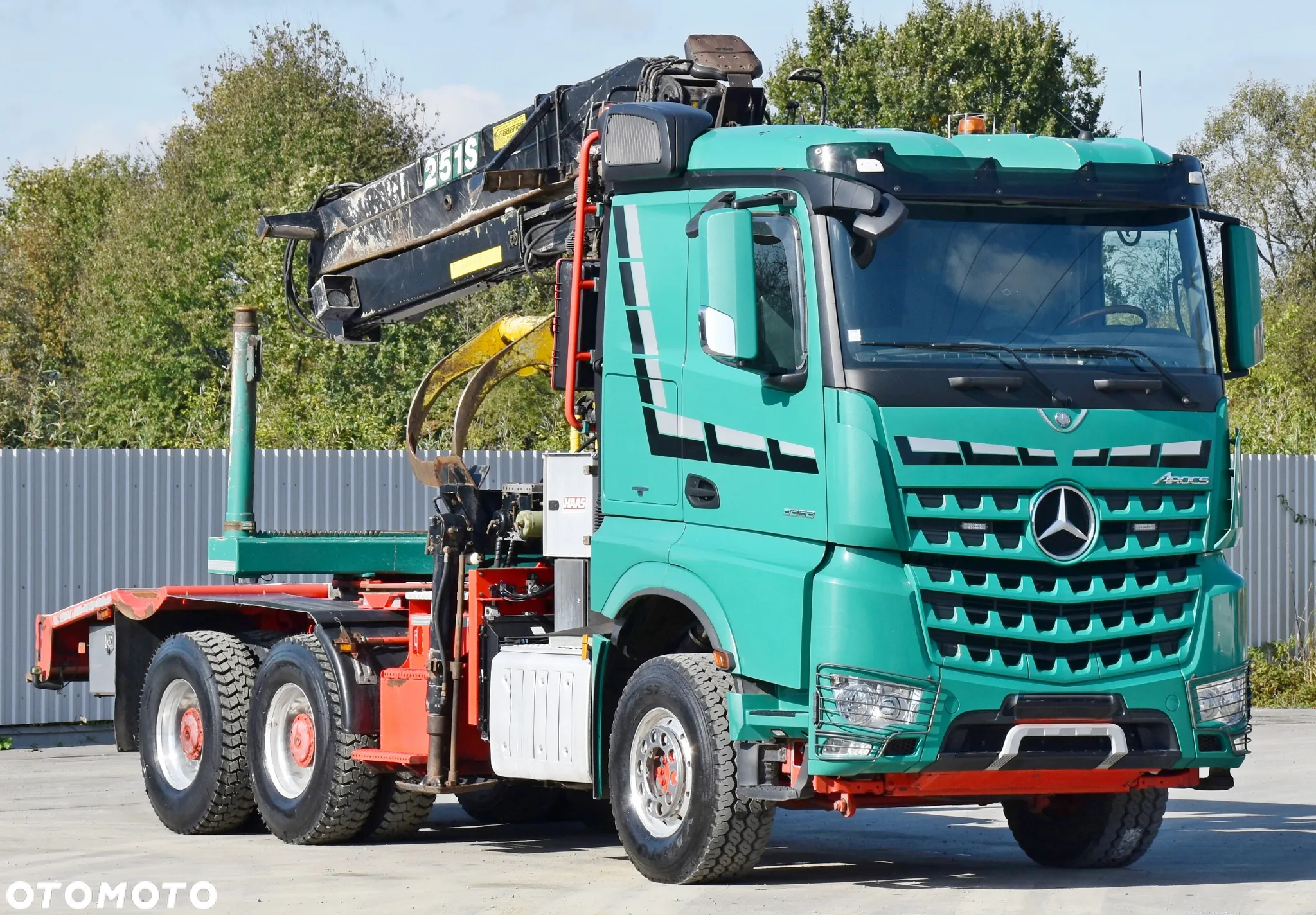 Mercedes-Benz AROCS 3363 * DO TRANSPORTU DREWNA * LOGLIFT F 251S / 6x4 - 3