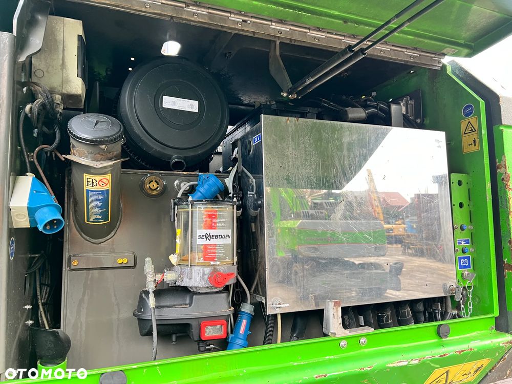 Sennebogen 825 klima + webasto + centralne smarowanie + GENERATOR dynaset 10kW + CHWYTAK do złomu 0,8m3, wideo - 13