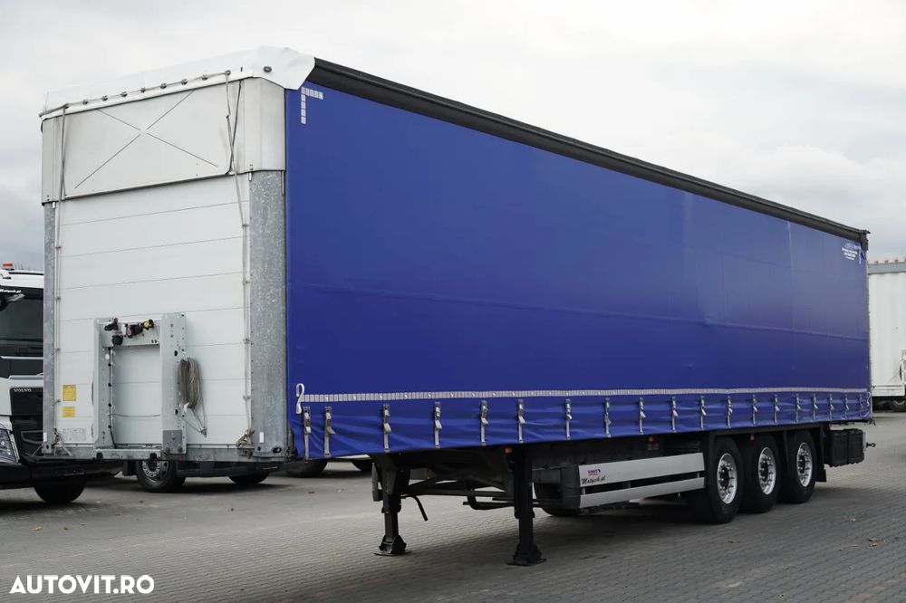 Schmitz Cargobull CORTINĂ / STANDARD / REMORCA DIN OȚEL - 9 M / ACOPERIȘ CULISANT / AXĂ CULISANTĂ / 2021 - 3
