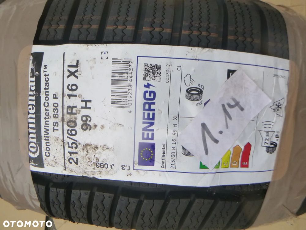 2x nowa opona zimowa continental contiwintercontact ts830 P 215/60 r16 99H - 8