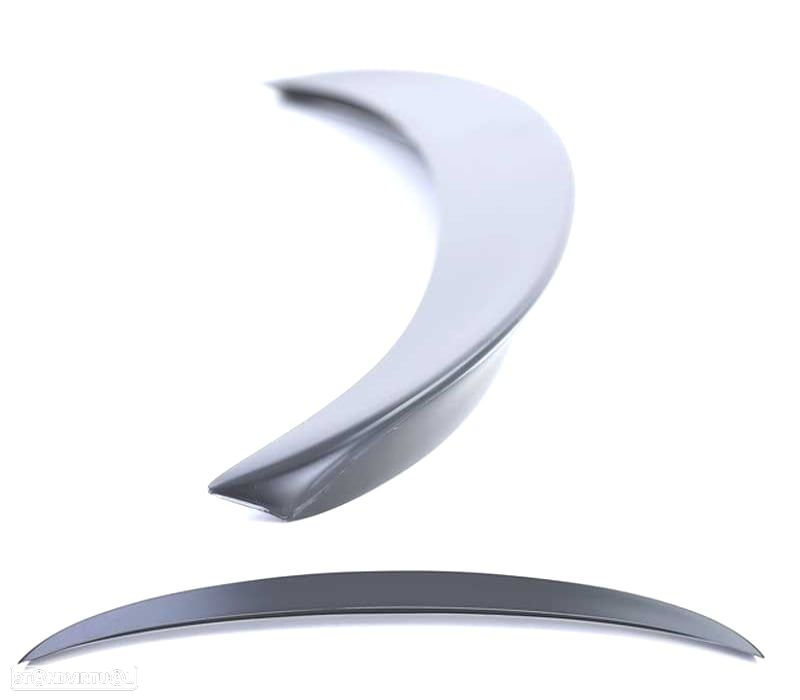 AILERON LIP SPOILER TRASEIRO BMW SERIE 7 F01 08-15 PRETO BRILHANTE - 3