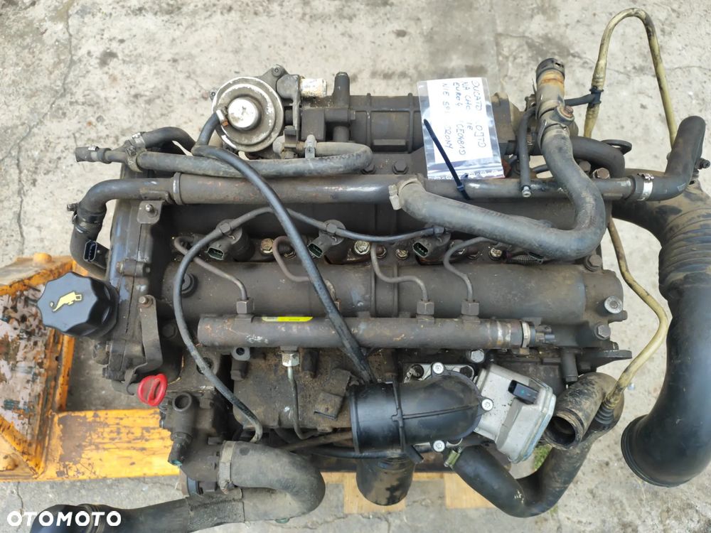 Silnik kompletny 3.0 JTD HDI 160KM Euro 4 na chodzie do Fiat Ducato Peugeot Boxer Citoren Jumper II 06- F1CE0481D Film z pracą, sprzedaję jako do przejrzenia! - 2