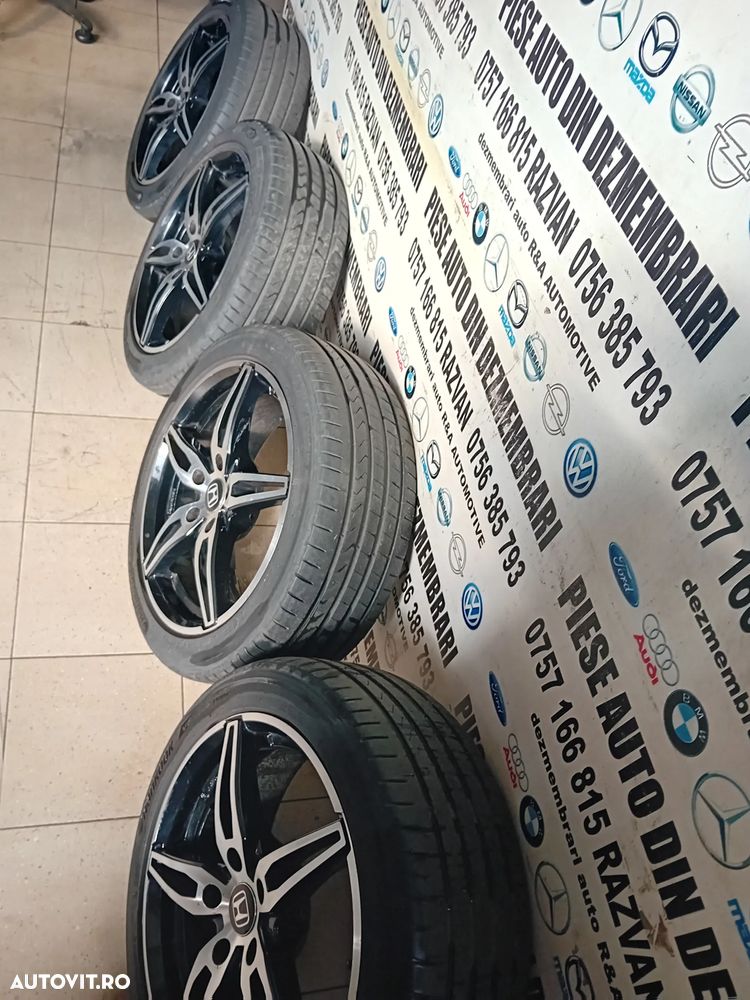 Jante Honda Accord R17 225/45R17 Anvelope Vara Hankook DOT 1122 Foarte Bune 5X114.3 - 7