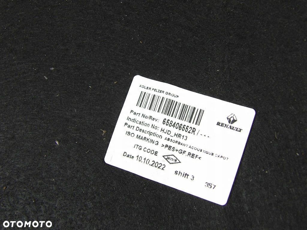 DACIA DUSTER II LIFT WYGŁUSZENIE MASKI 658406552R - 3