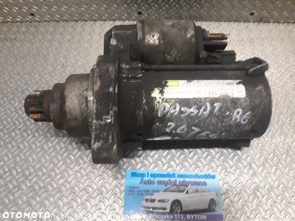 ROZRUSZNIK VOLKSWAGEN PASSAT B6 2,0 TFSI 10 ZĘBÓW  VALEO 2111064790  02M911023M