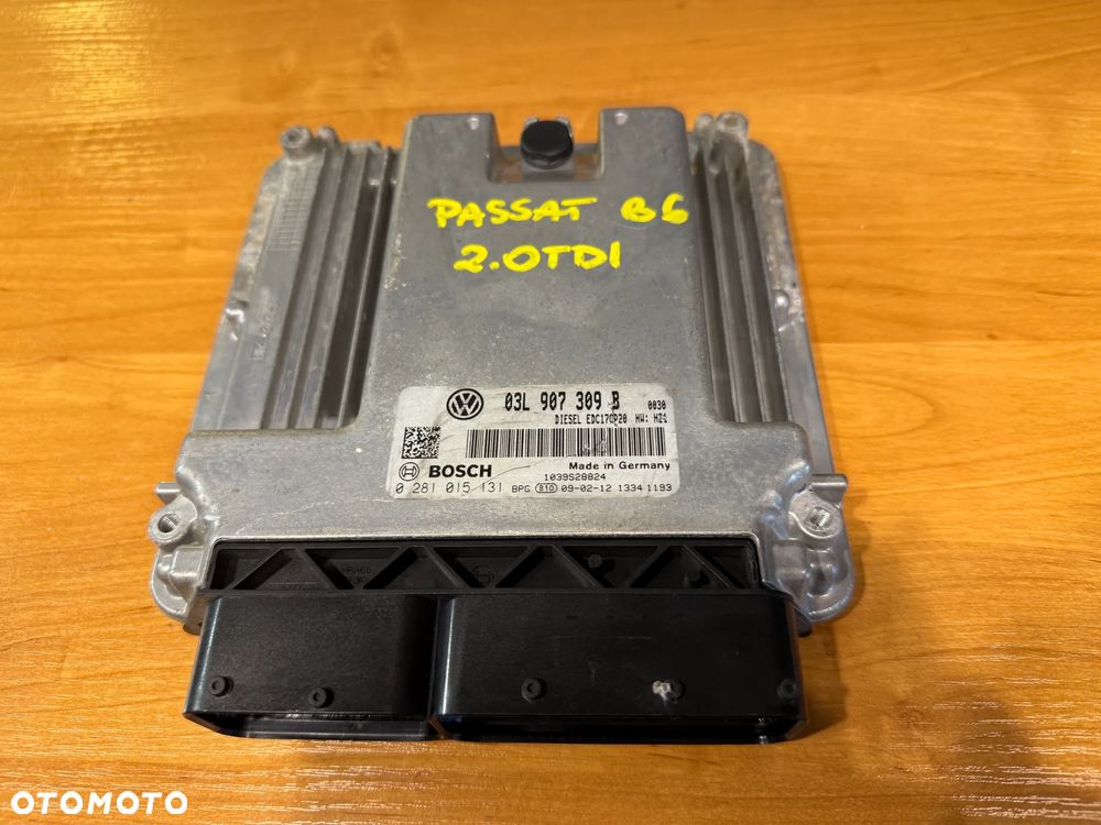Komputer sterownik silnika 03L907309B 0281015131 Volkswagen 2.0 TDI OE - 1