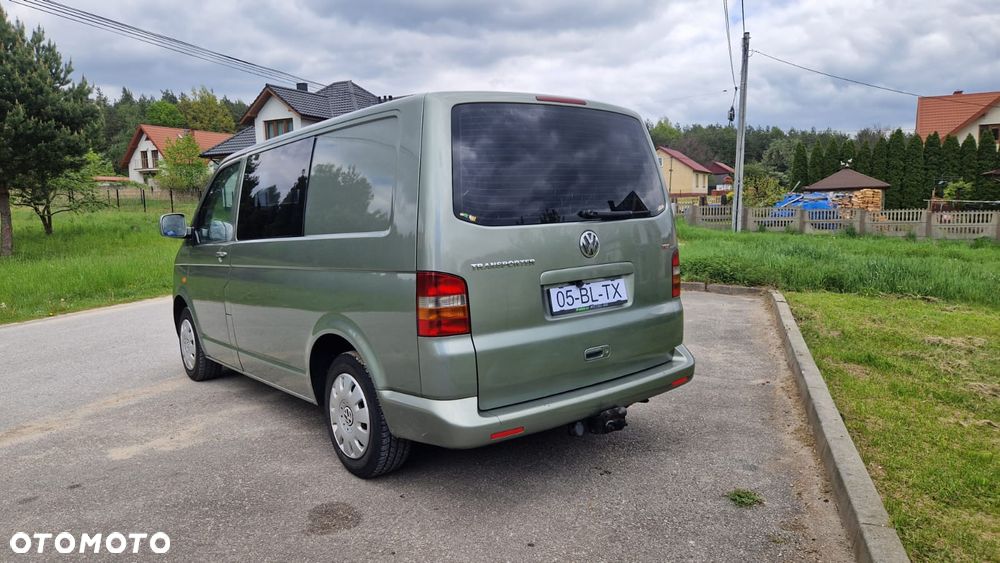 Volkswagen TRANSPORTER T5 Klima Elektryka Tempomat Navi Kamera Dubel Kabina 6os Brygadówka - 5