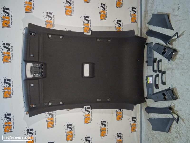 Kit de Teto Preto BMW Pack M  F21 3 Portas - Cúpula/ Pilar A / B / C / Plafonier  / Pegas de Teto / Palas do Sol - 1
