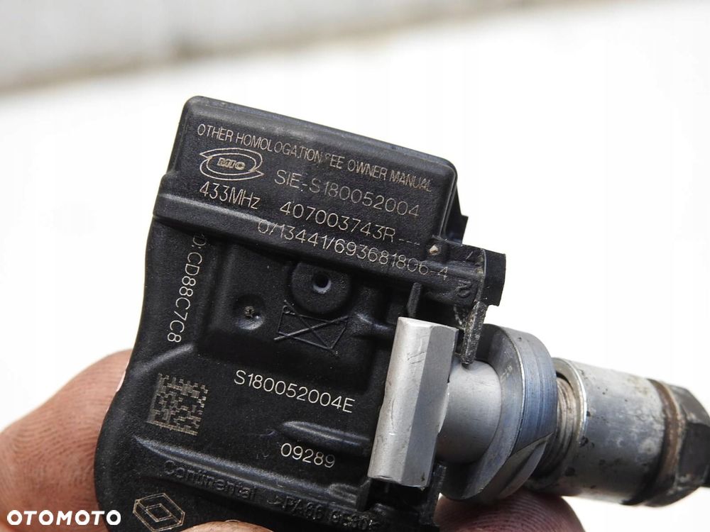 CZUJNIK CIŚNIENIA OPON RENAULT SCENIC III 407003743R - 6