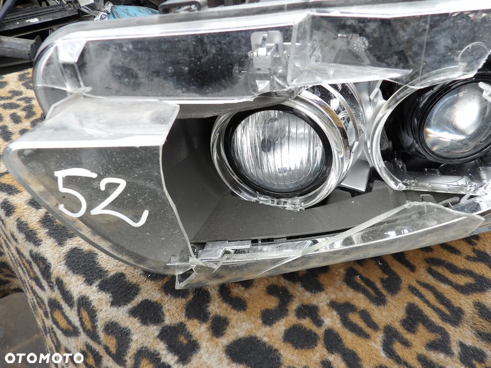 BMW - F10 - XENON - LIFT - SKRĘTNA - PRAWA LAMPA PRZEDNIA - ROZBITE SZKŁO - EUROPA - 7378518 - 2