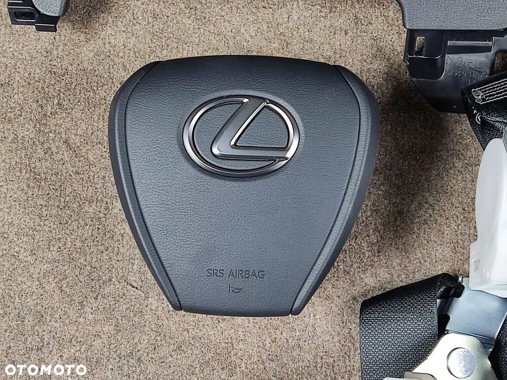 LEXUS ES gen VII 18-21r Poduszki Powietrzne AirBag Deska Pasy - 13